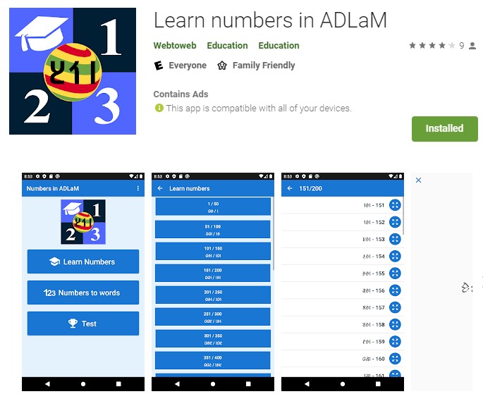 Adlam Numbers